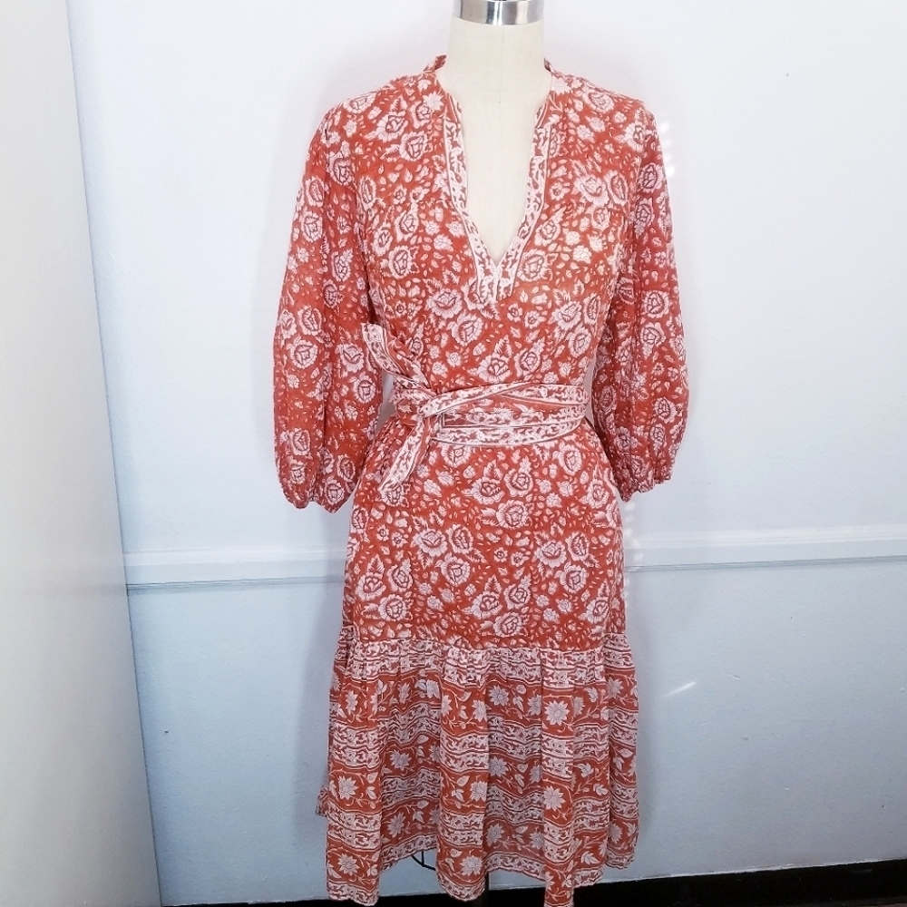 Cleobella |‎ Multi Print Bohemian Modi Flare Dress S - Picture 4 of 12